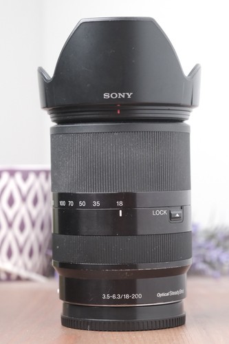 Sony sel 200mm - sony, 18-200mm
