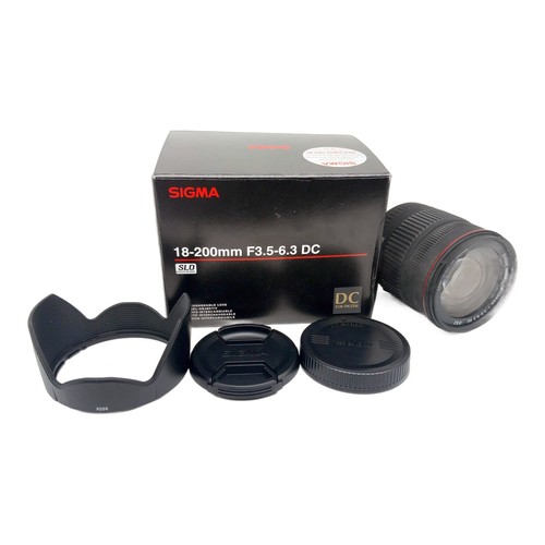 Sigma zoom 200 mm - dc, 18-200