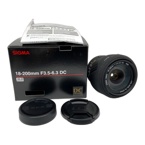 Sigma zoom 200mm - dc, 18-200mm