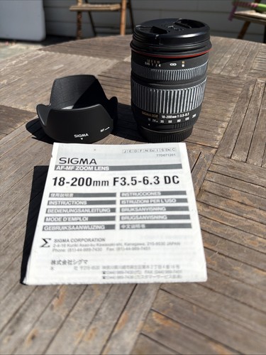 Sigma obiettivo zoom - af-mf,